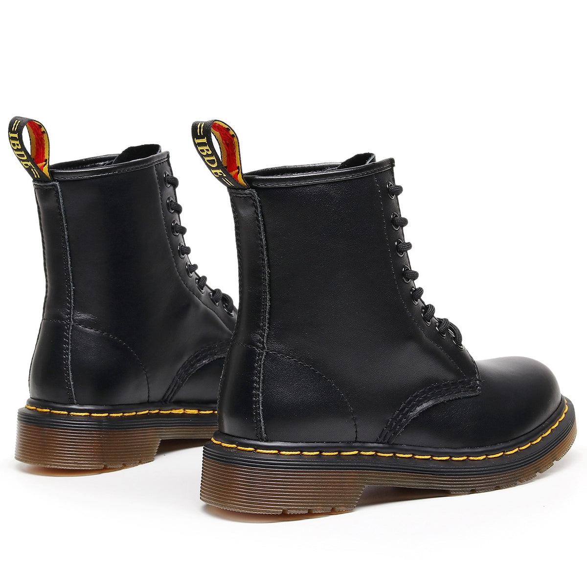 Women's & Men's Motorcycle Classic Soft British Style Ankle Round Boots
