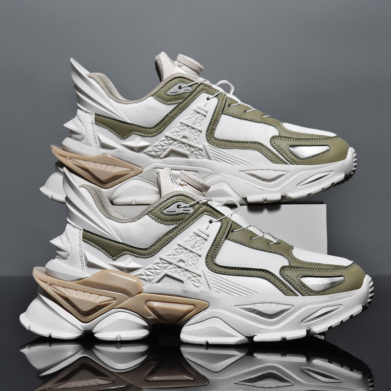 Male Youth Less Dad Second Generation Couple Rotating Button Men's Sports Shoes