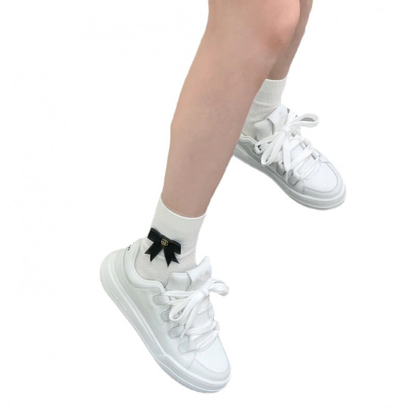 Women's Platform White Hight Increasing Board Leisure Women's Shoes
