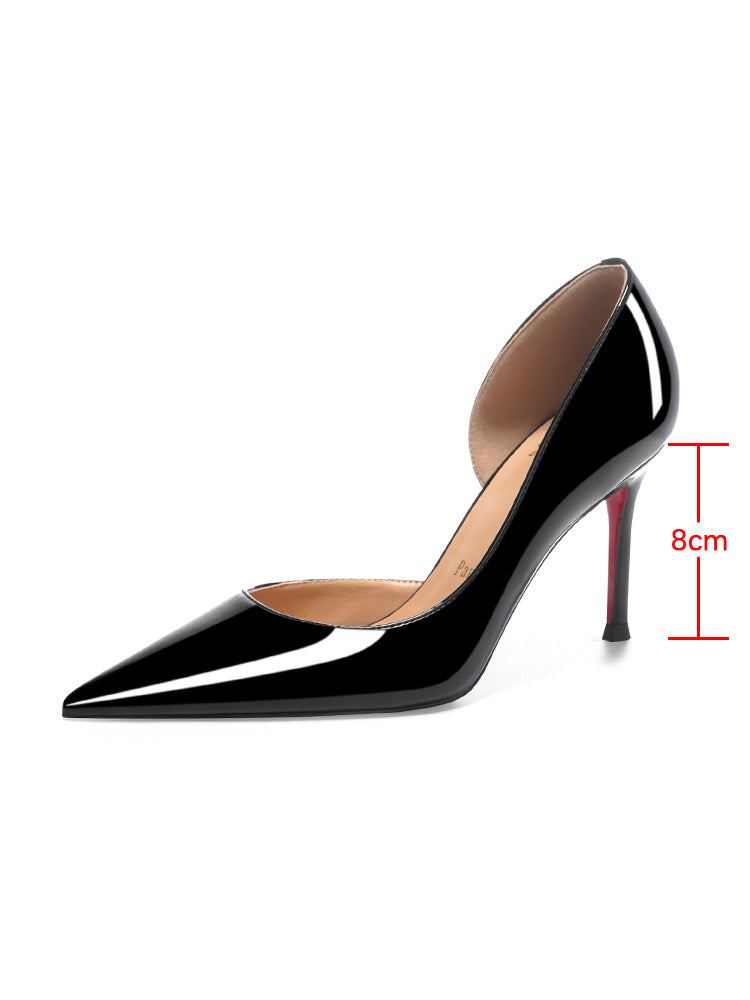 Pointed Low-cut Stiletto High Sexy Adult Lady Like Women's Fashion Shoes