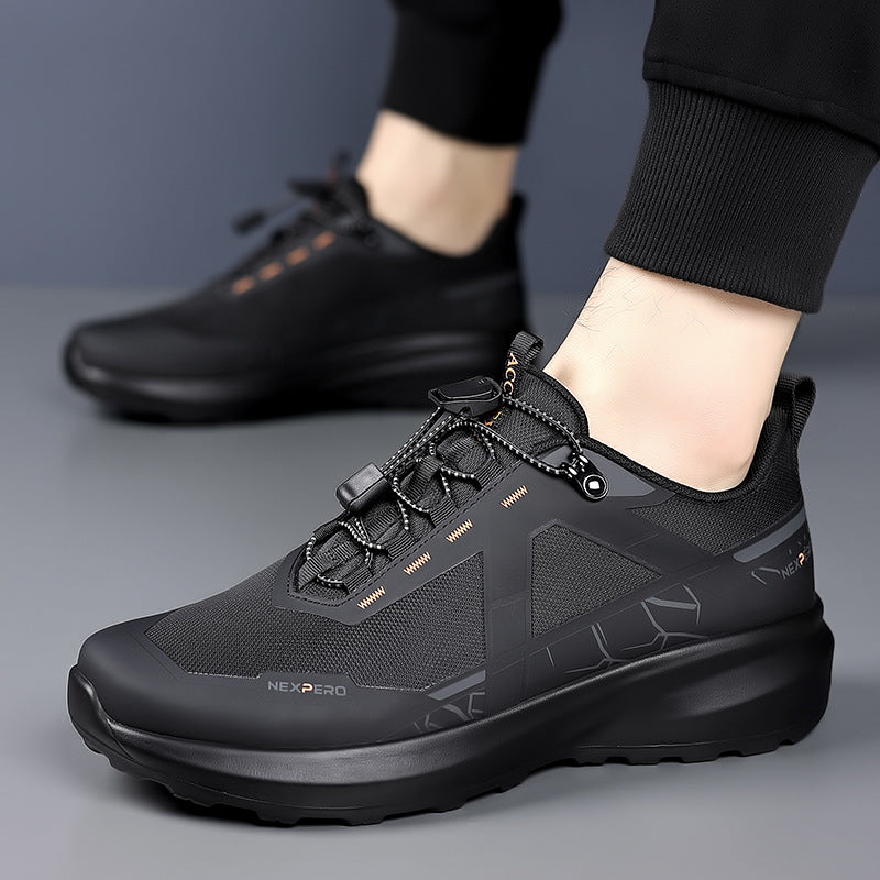 Men's Spring Outdoor Hiking Platform Trendy Mesh Sneakers
