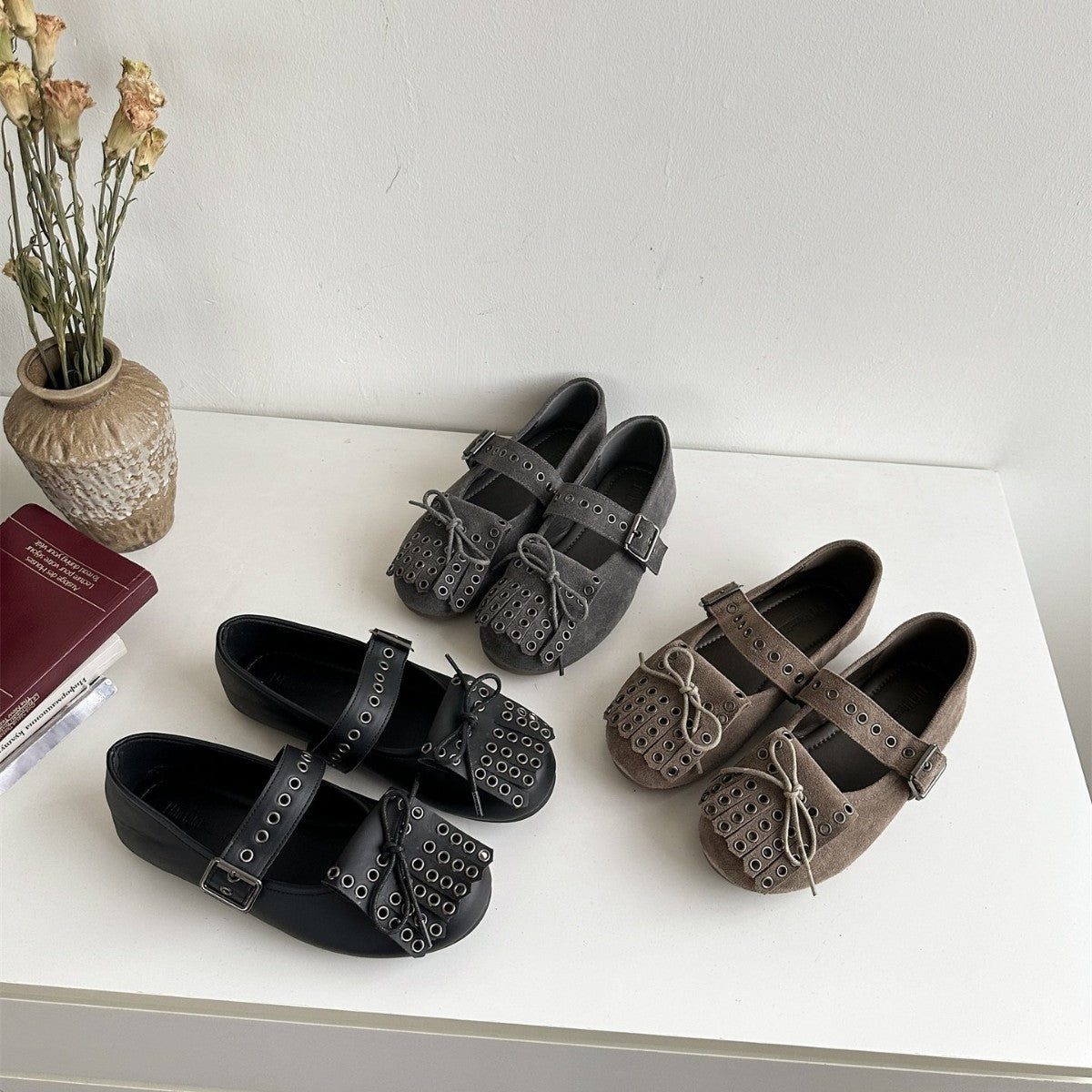 Women's Jane First Layer Cowhide With Gentle Shallow Mouth Women's Fashion Shoes