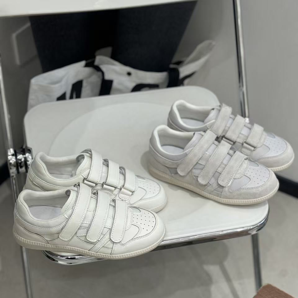 Women's Velcro Round Head Low German Training Women's Sports Shoes