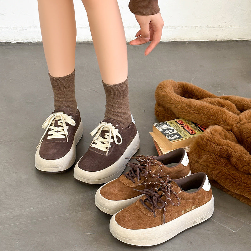 Fashion Glamorous Women's Platform Height Increasing Women's Sports Shoes