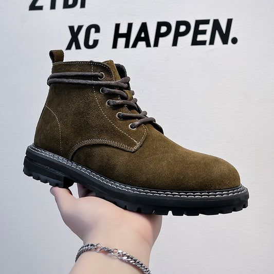 Retro Fashion Suede Joker Martin Style Boots