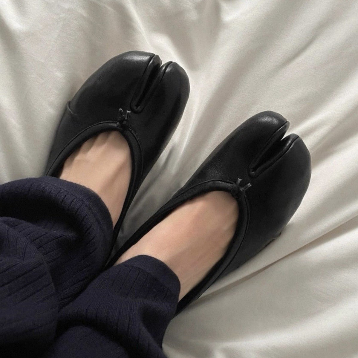 Retro Niche Flat Low-cut Ballet Pumps Female Trotter Horseshoe Mary Women's Fashion Shoes