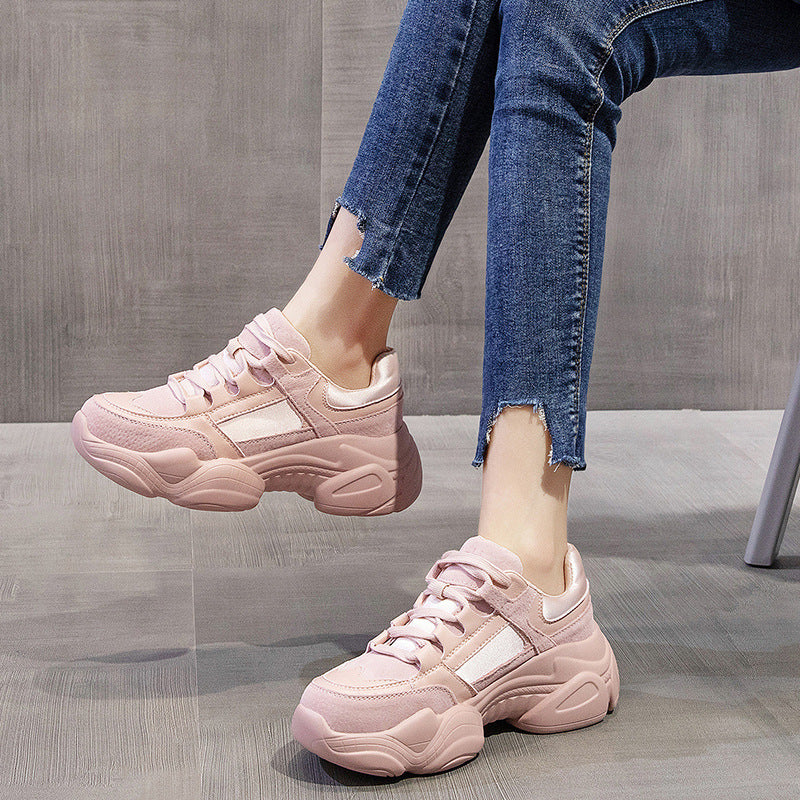 Women's Lightweight Authentic Clunky Summer Korean Style Fashion Women's Sports Shoes