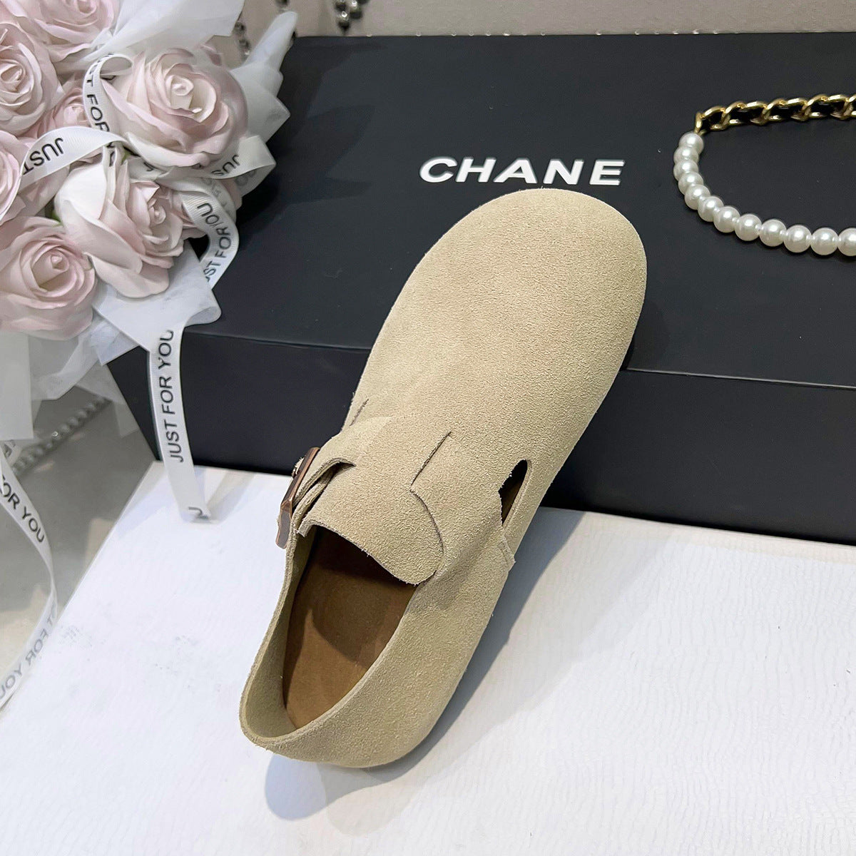 Women's & Men's Cow Suede All-inclusive Cork Platform Height Increasing Women's Casual Shoes