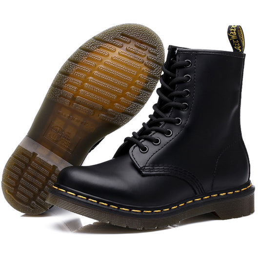 Women's & Men's Ankle Platform British Couple Men's Martin Boots