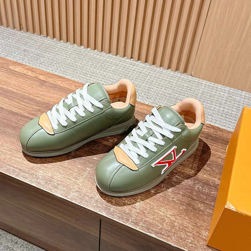 Women's & Men's Donkey's Bread Fashionable White Comfort Couple Sports Casual Shoes