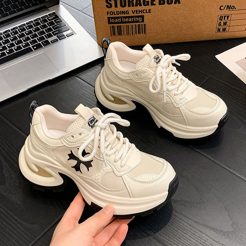 Women's Raise The Bottom Dad Spring Mesh Breathable Sneakers