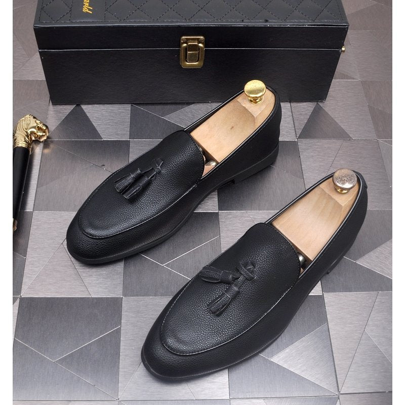 Men's Fashion Business Slip-on Breathable Fringed Korean Style Men's Sports Shoes
