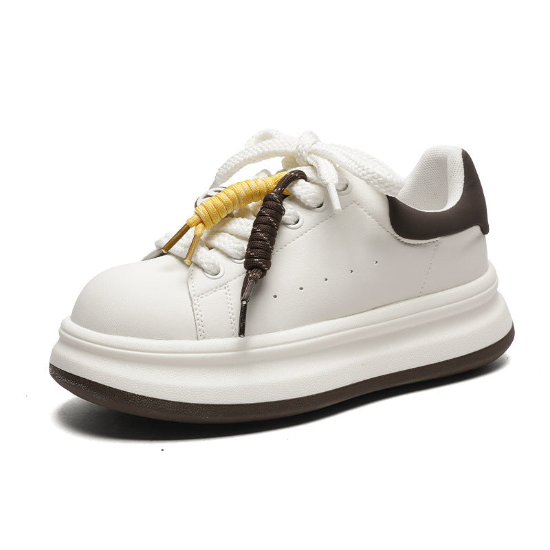 Women's Authentic Platform Thick Sole Height Increasing Small Women's Casual Shoes