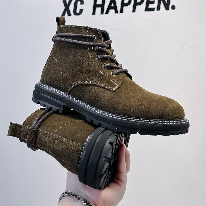 Retro Fashion Suede Joker Martin Style Boots