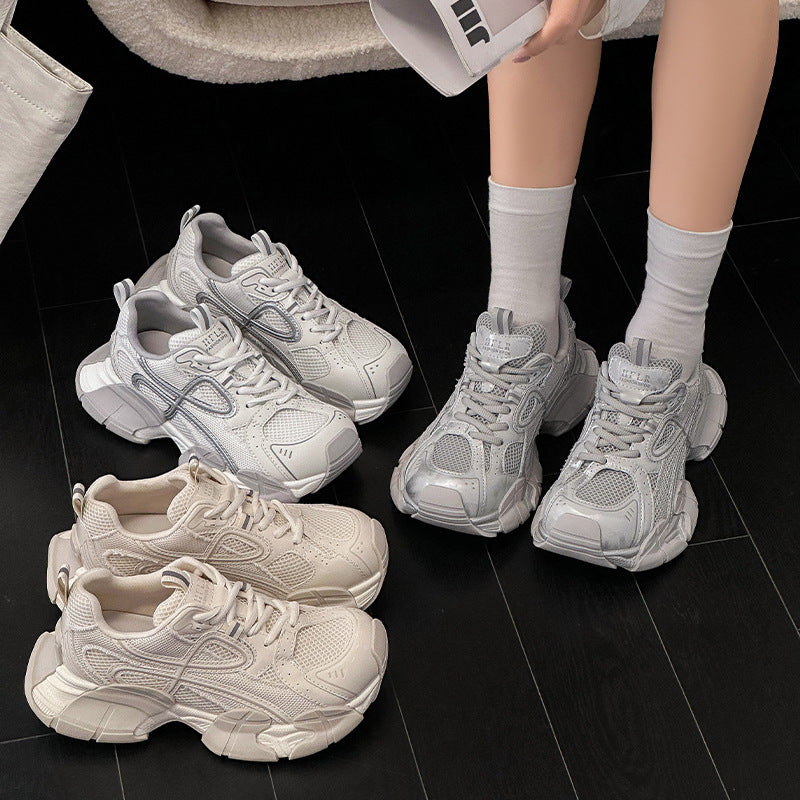 Women's Octopus Paris Mesh Heightened Daddy Spring Fashion Women's Sports Shoes