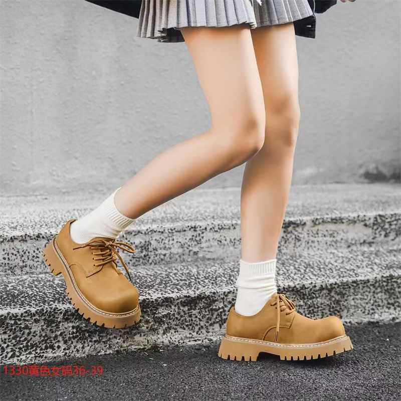 Men's Formal Wear Niche Low Top Worker Men's Casual Leather Shoes