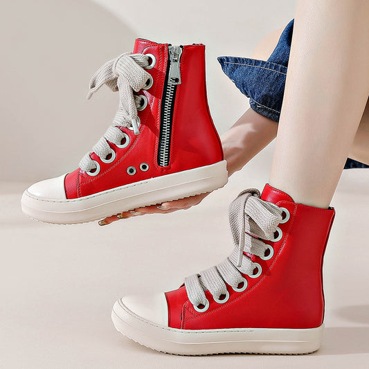 Fashion Street Small Preppy Style Big Boots