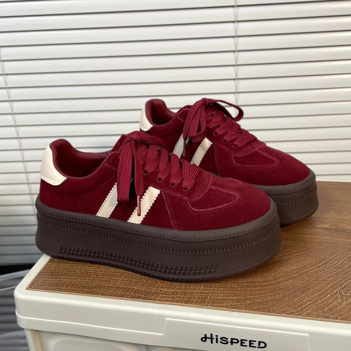 Women's Other Colors Matching Retro German Training Frosted Women's Sports Shoes