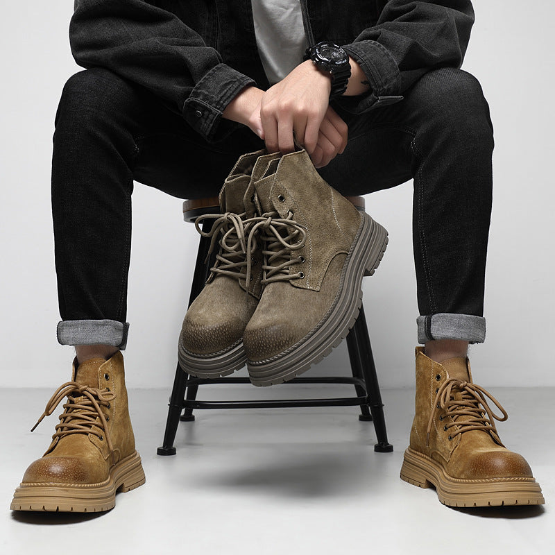 Men's Desert Worker British Style Outdoor Men's Martin Boots