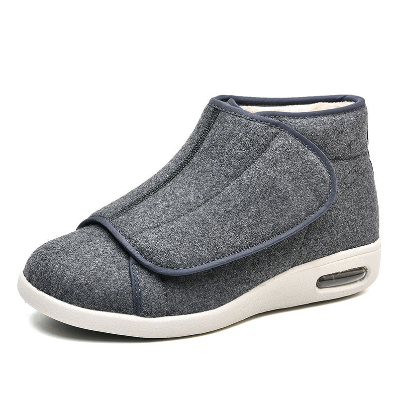 Men's For The Old Fleece-lined Walking Square Men's Sports Shoes