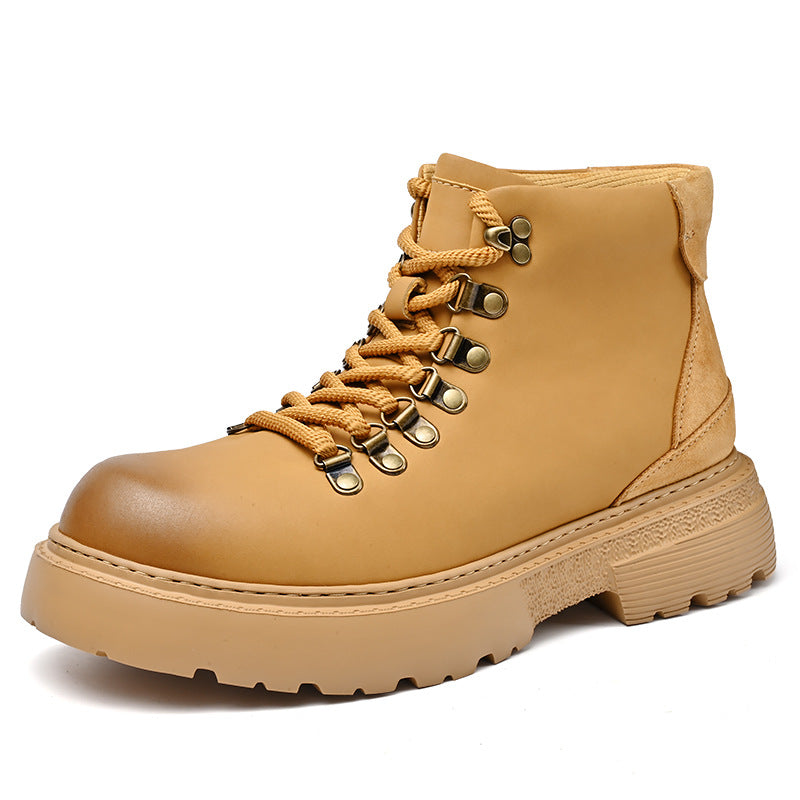 Men's Thick Warm Worker Versatile Large Size Boots