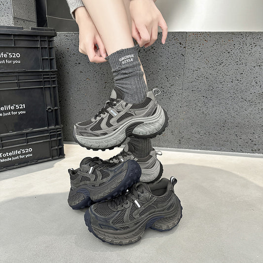 Women's Daddy Korean Style Street Niche Durian Retro Women's Sports Shoes