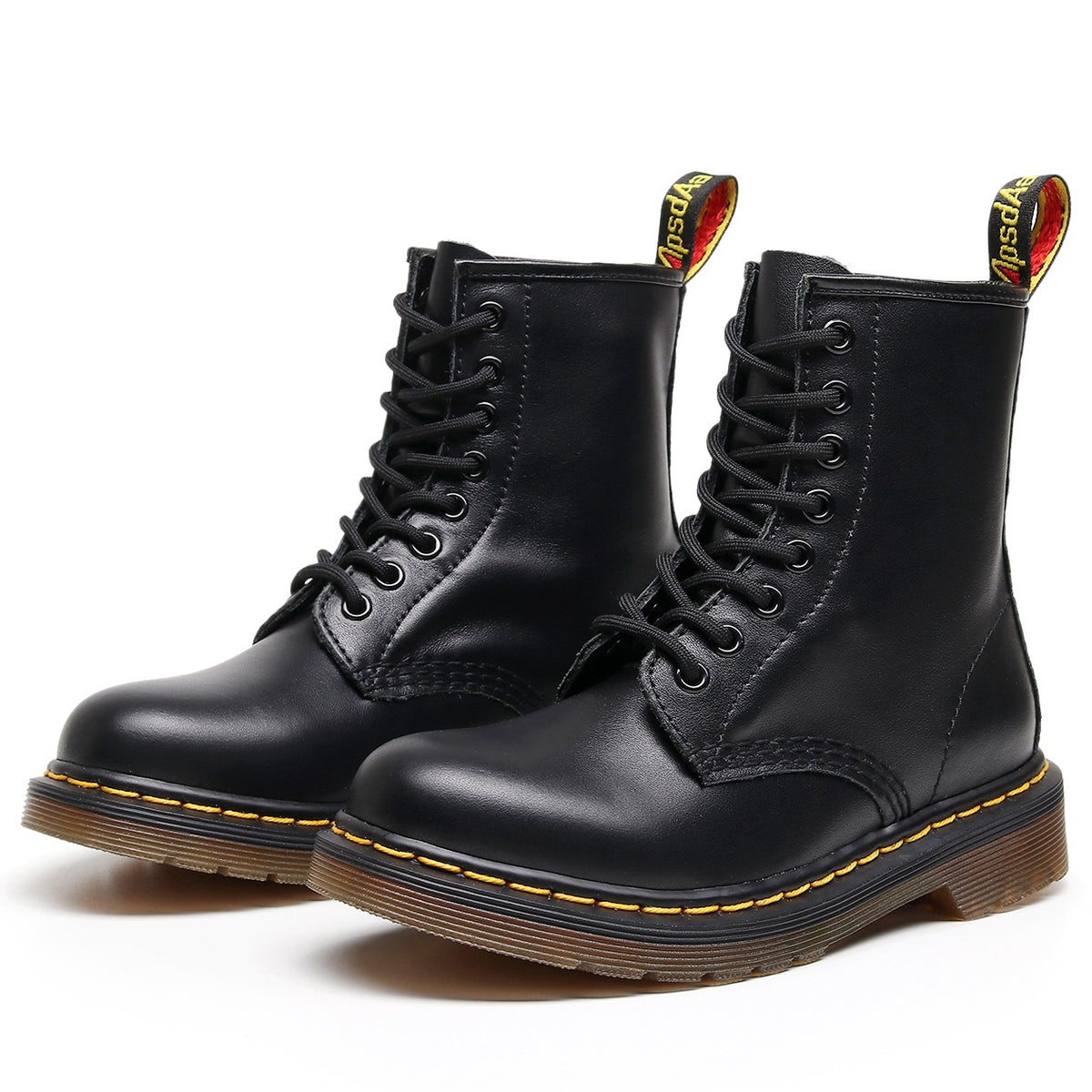 Women's & Men's Motorcycle Classic Soft British Style Ankle Round Boots
