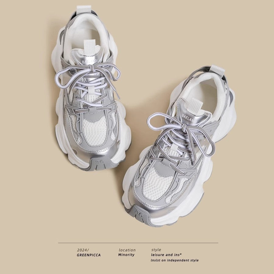 Dad Female Raise The Bottom Spring Super Hot Fried Street Sports Casual Shoes