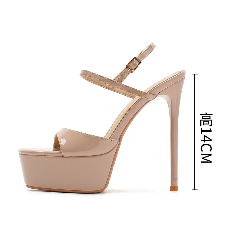 Women's Toe Stiletto Summer Waterproof Platform Not Tired Sandals