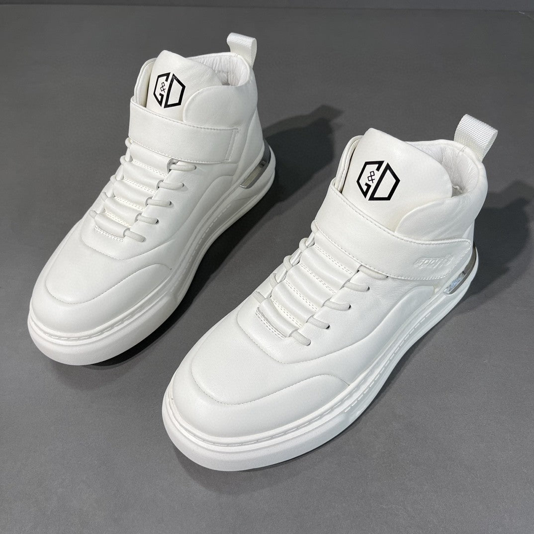 Men's White Board Fashion Boys Authentic Clunky Men's Sports Shoes