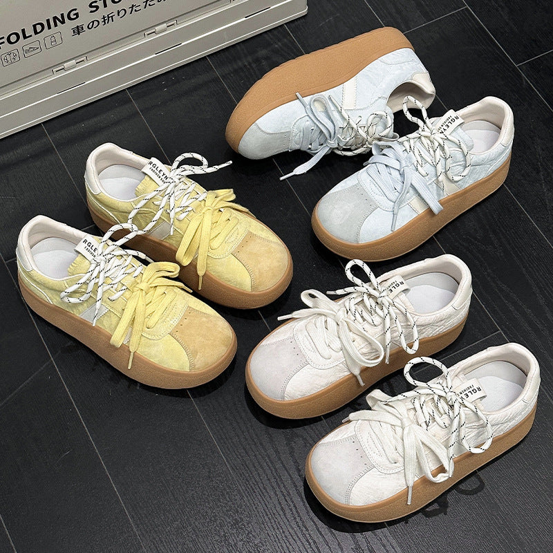 Women's Retro Thick-soled German Training Spring Comfortable Women's Sports Shoes