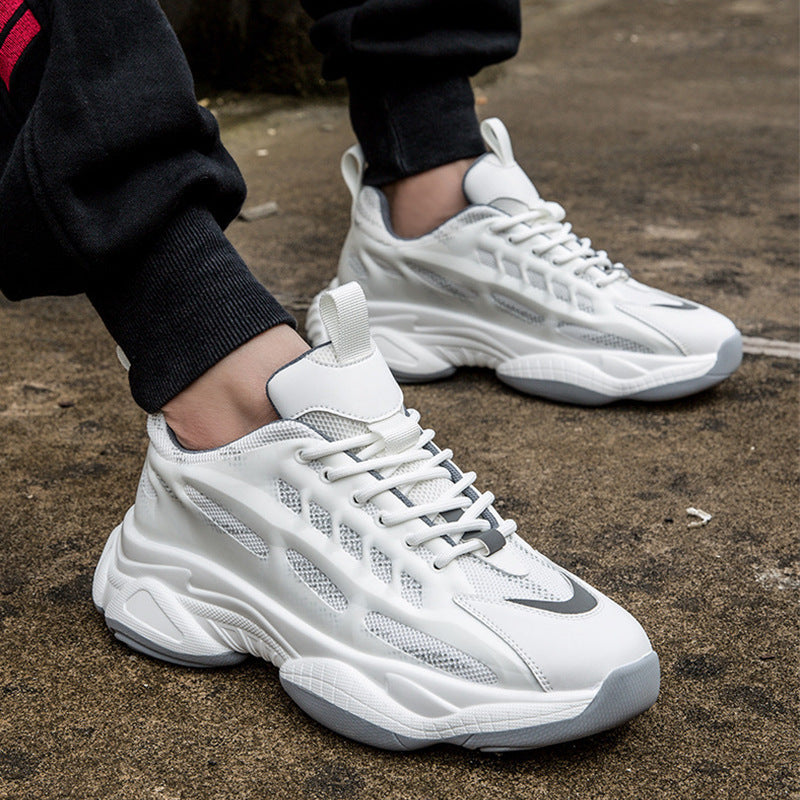 Men's Large Size Dad Summer Breathable Mesh Trendy Light Men's Sports Shoes