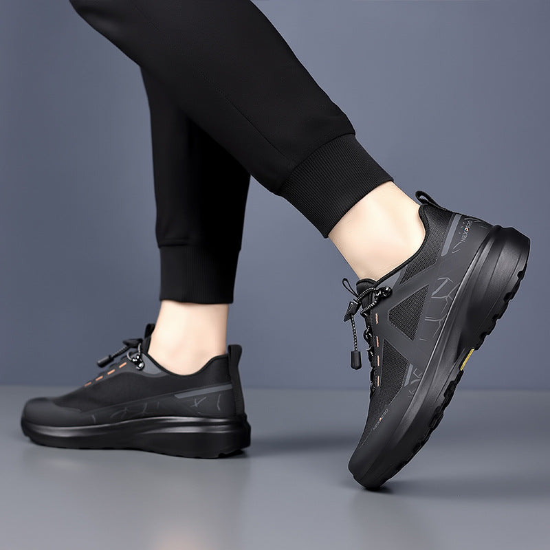 Men's Spring Outdoor Hiking Platform Trendy Mesh Sneakers