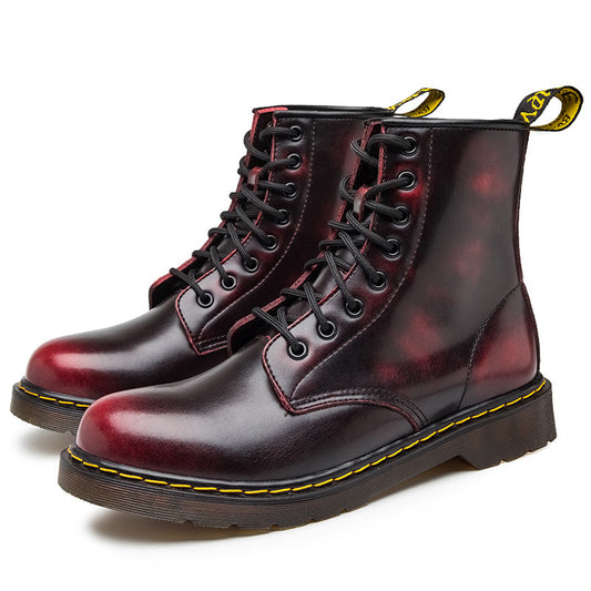 Men's Plus Size Martin Couple British Style Men's Leather Boots