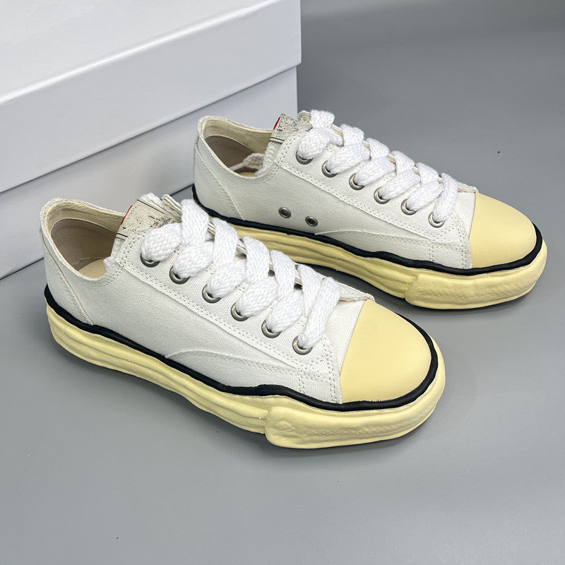 Women's & Men's High Version Dissoed Thick-soled Couple High-rise Preppy Sports Casual Shoes