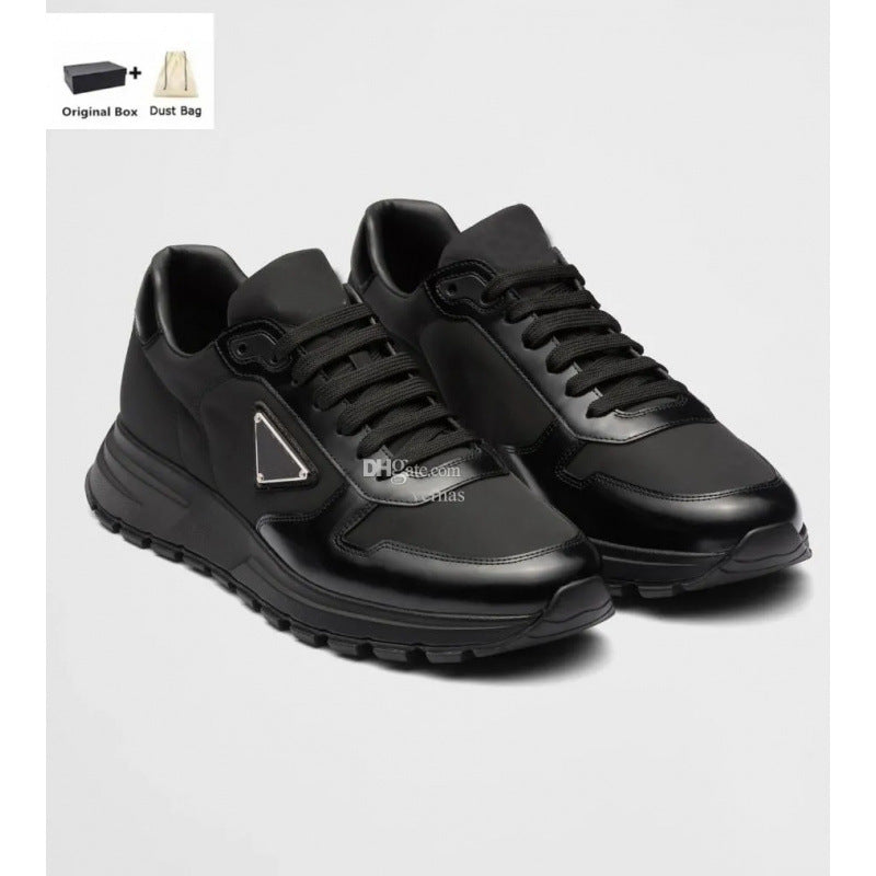 Summer Trendy Low Cut Cowhide Joint Business Leisure Tourist Men's Sports Shoes
