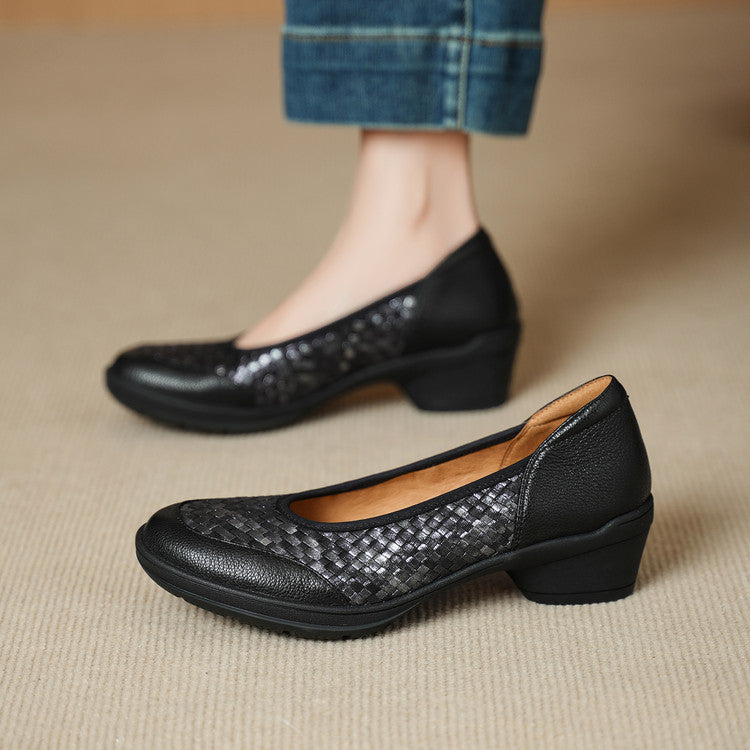Women's Thick Bottom Chunky Soft Not Tired Women's Fashion Shoes