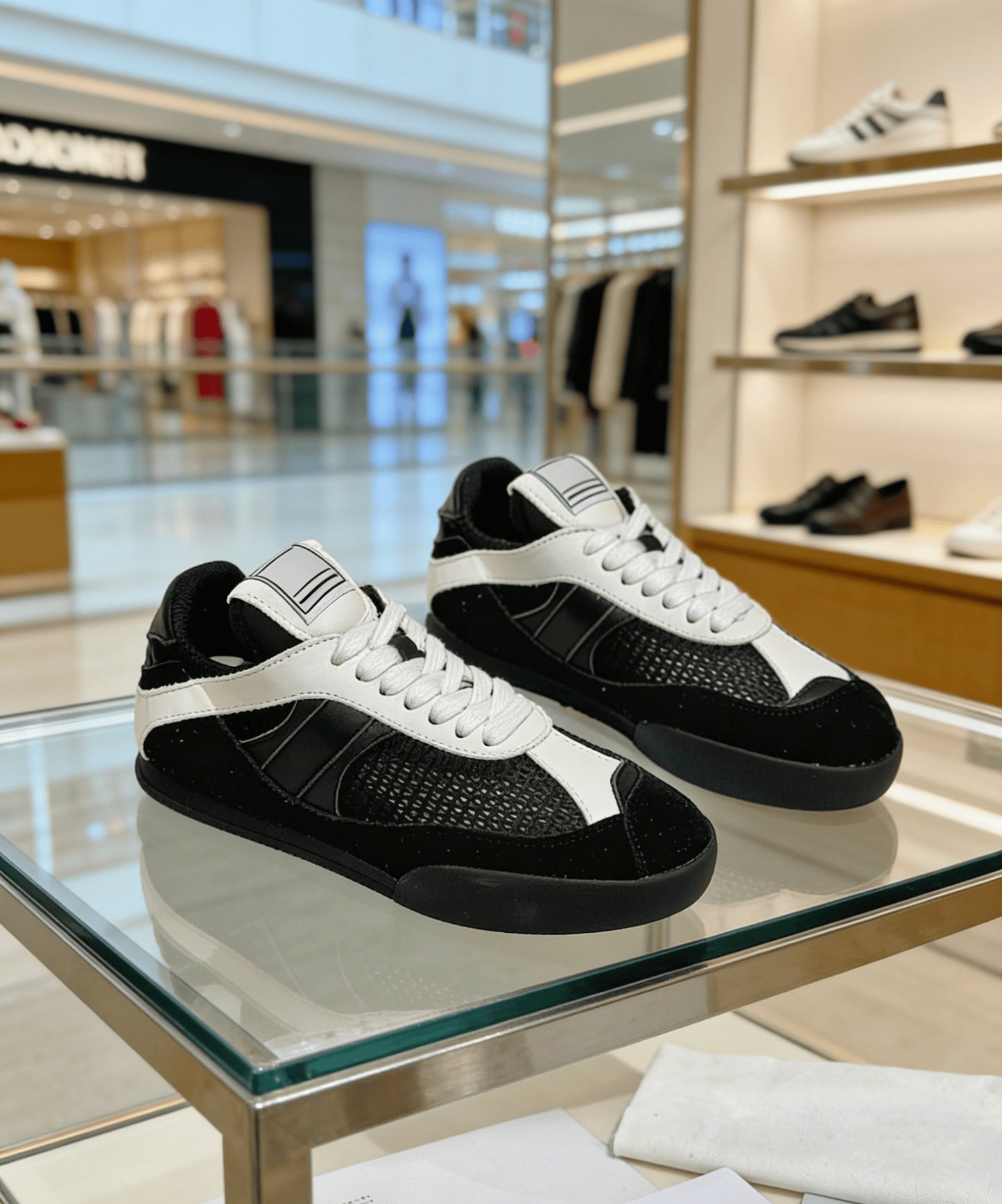 Women's Training Early Spring Retro Mesh Breathable Sports Casual Shoes