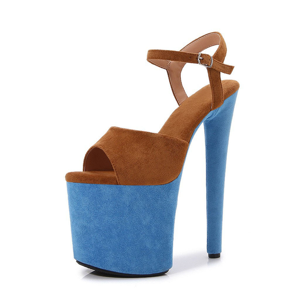 Country Comfortable Fashion Model Catwalk Show Banquet High Heeled Sandals