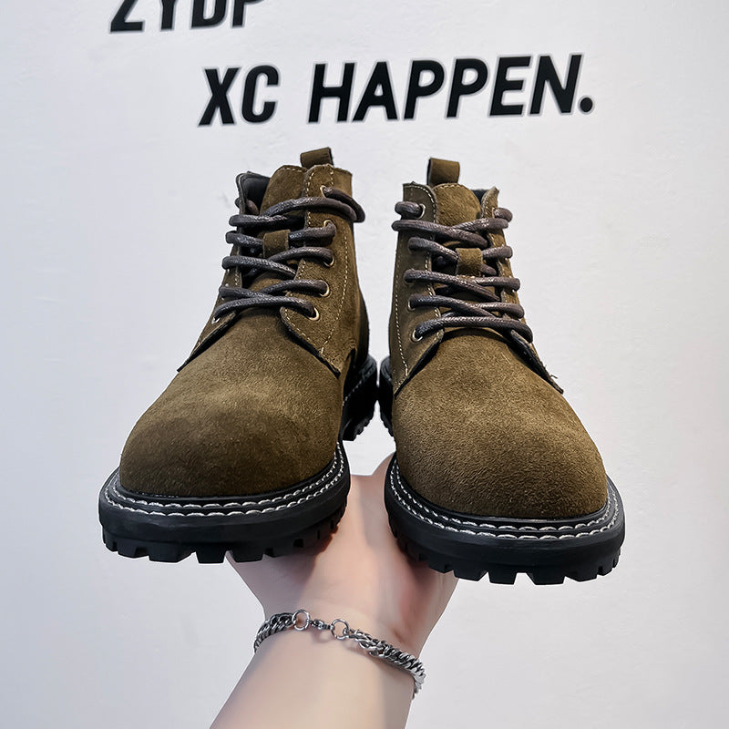 Retro Fashion Suede Joker Martin Style Boots