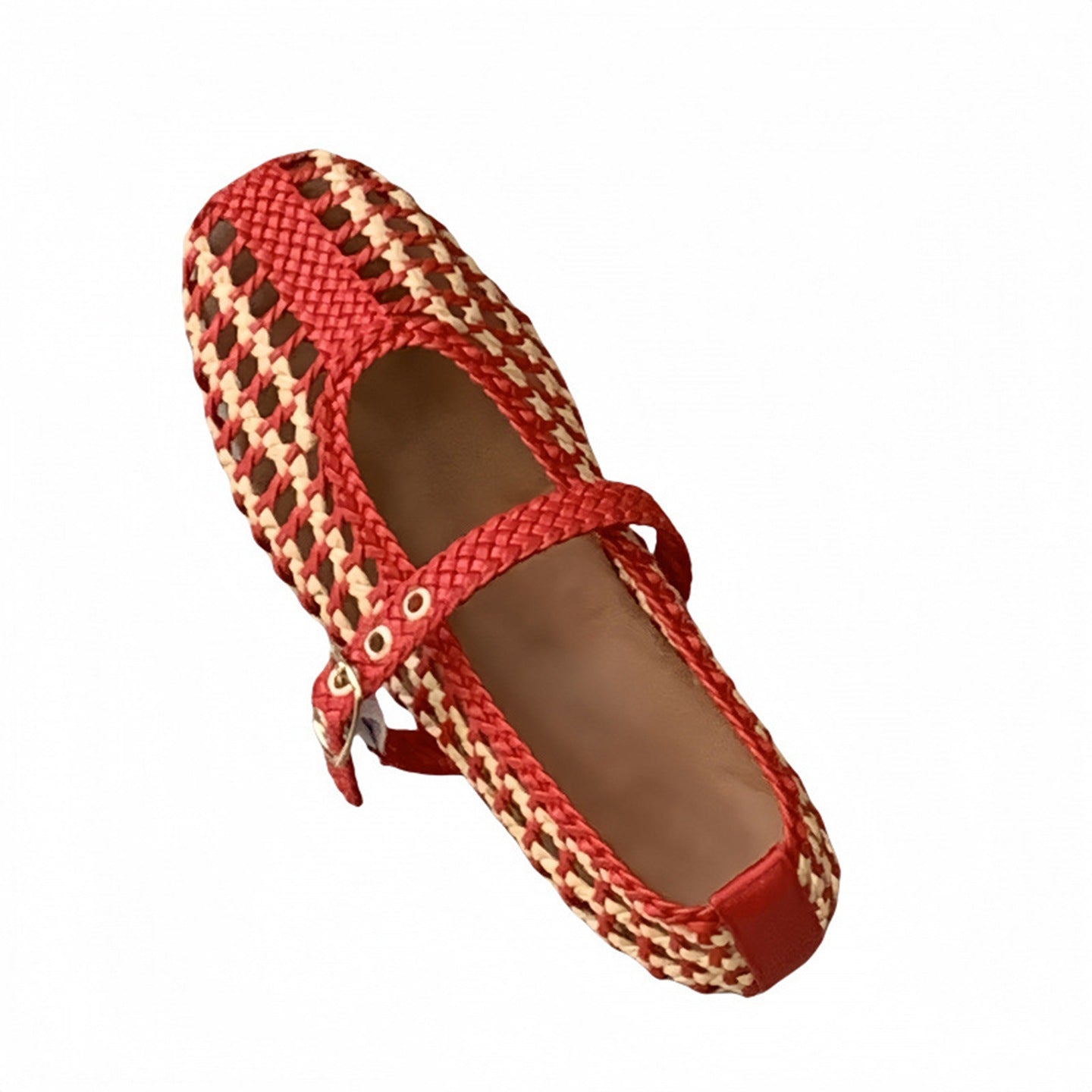 With Mesh Flat Retro Comfort Mary Women's Casual Shoes