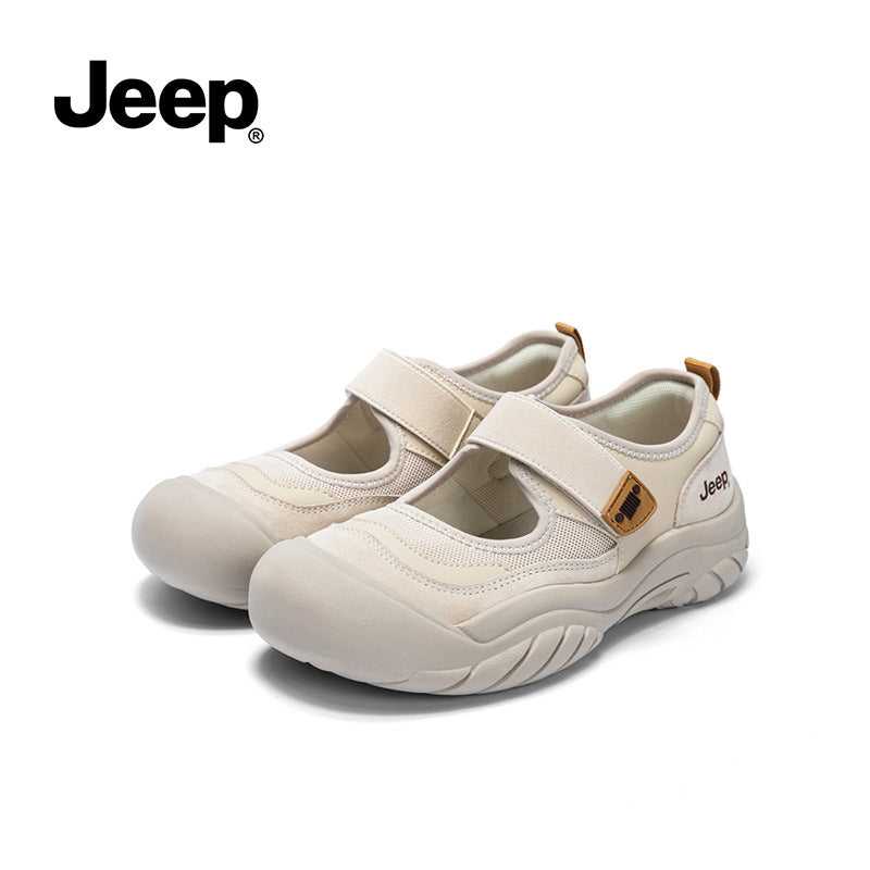 Women's Mary Jane Summer French Ballet Thick Bottom Round Head Women's Shoes