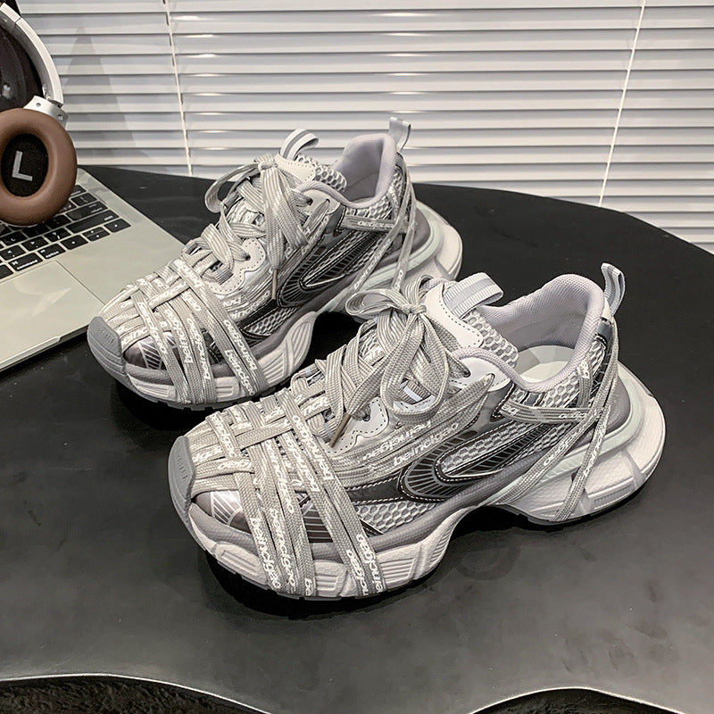 Summer Fashion Niche Platform Breathable Dad Casual Shoes
