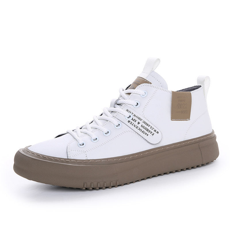 Men's Spring Trend Embossed Fashion Elevator Easy Men's Sports Shoes