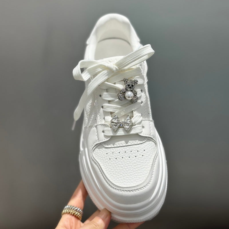 Women's Ni Thick-soled White Wild Super Nice Women's Casual Shoes
