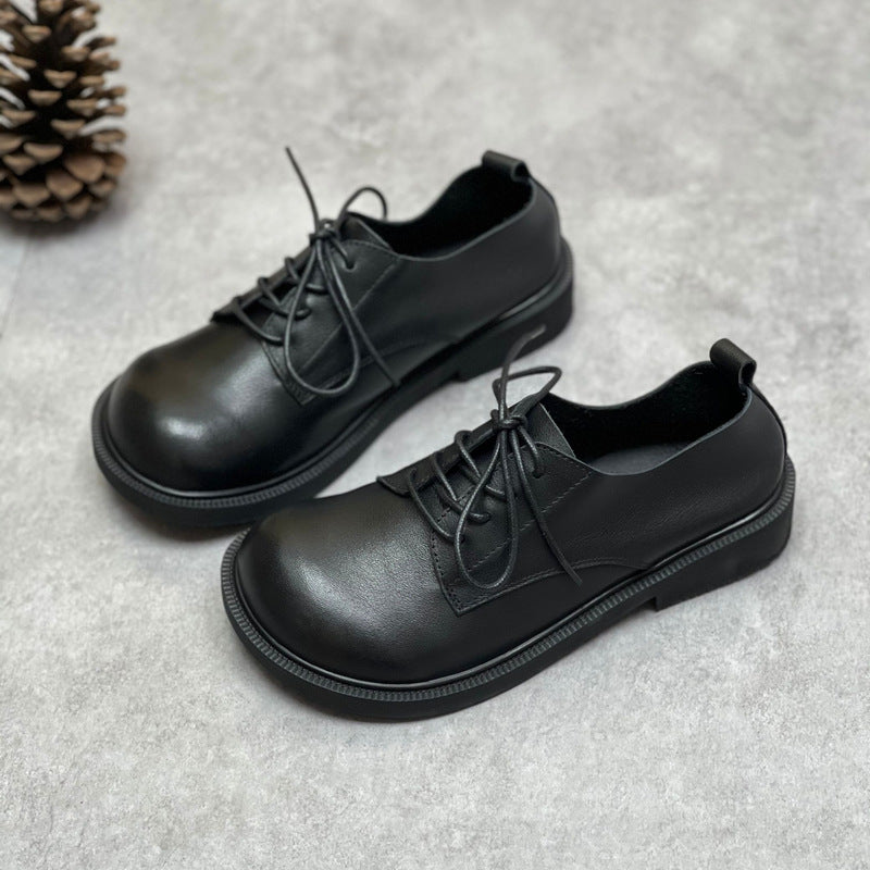 Style Artistic Retro Genuine Pumps Soft Bottom Women's Casual Shoes