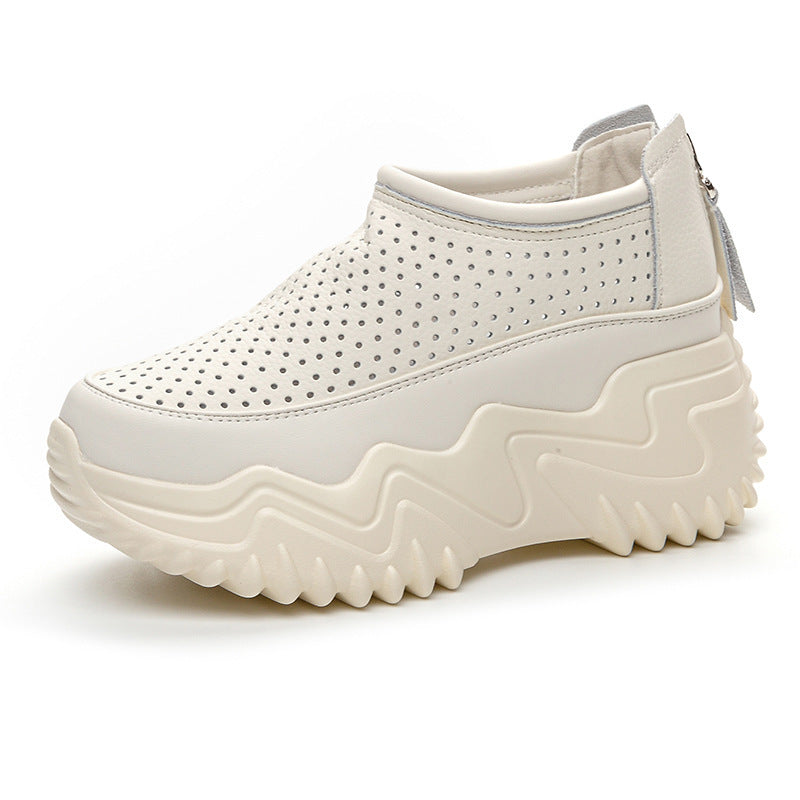 Women's Height Increasing Insole Dad Summer Versatile Korean Style Thick Casual Shoes