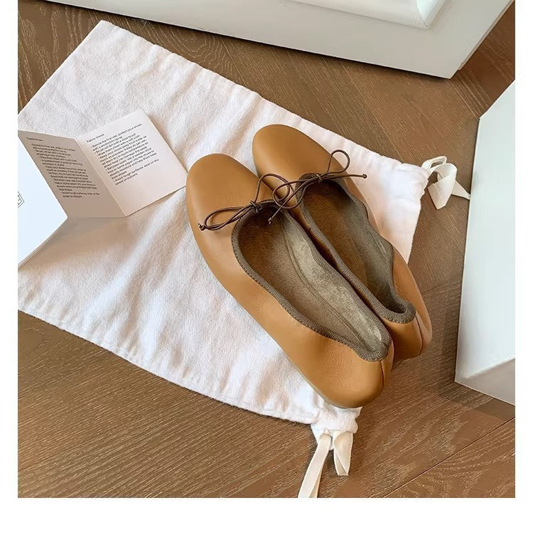Women's Soft Soled Flats Shallow Mouth Ballet Small Single-layer Women's Fashion Shoes