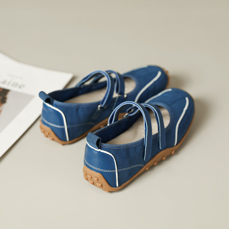 Women's Niche Ballet Style Training Double Stripe Mary Jane Women's Sports Shoes