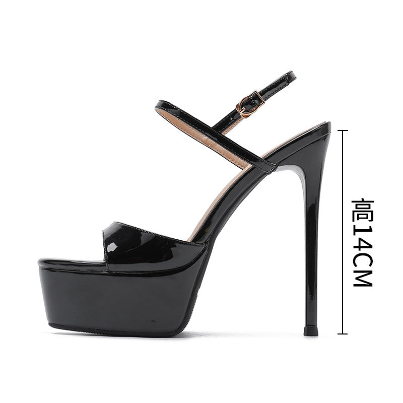 Women's Toe Stiletto Summer Waterproof Platform Not Tired Sandals